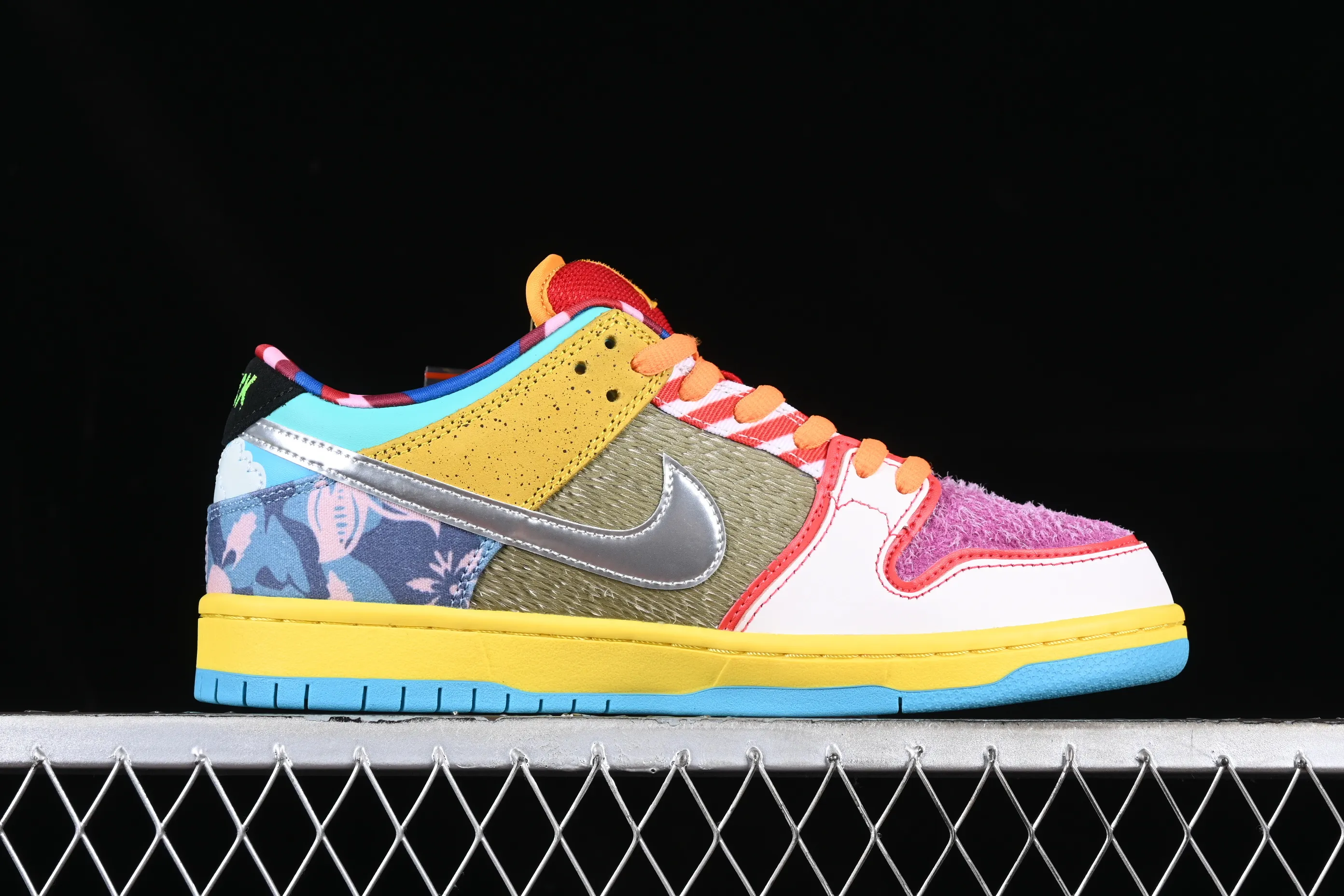 All categories Nk SB Dunk series Nk SB Dunk Low low-top sneakers Nk SB Dunk Low Pro QS "What Thepaul" element style stitching SB low-top casual sneakers DM0807-600
